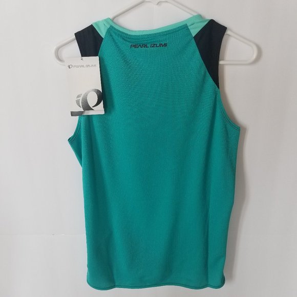 Pearl Izumi NWT Cycling Tank Jersey Size Medium Aqua/Mint Retail $50 - Picture 4 of 13